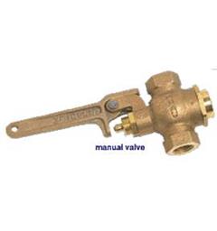 VM-1/2, Manuell ventil m/arm 1/2NPT, max.10 Bar